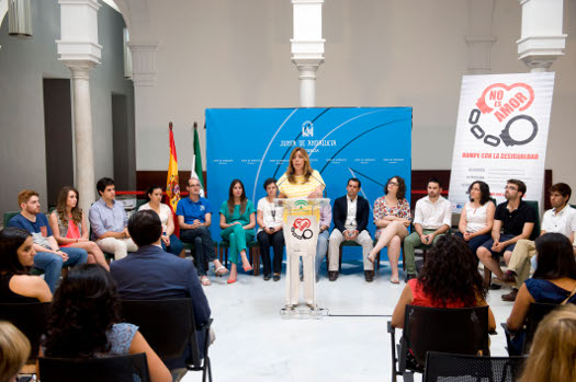 Presentación "No es amor: rompe con la desigualdad" | Foto: Junta de Andalucía